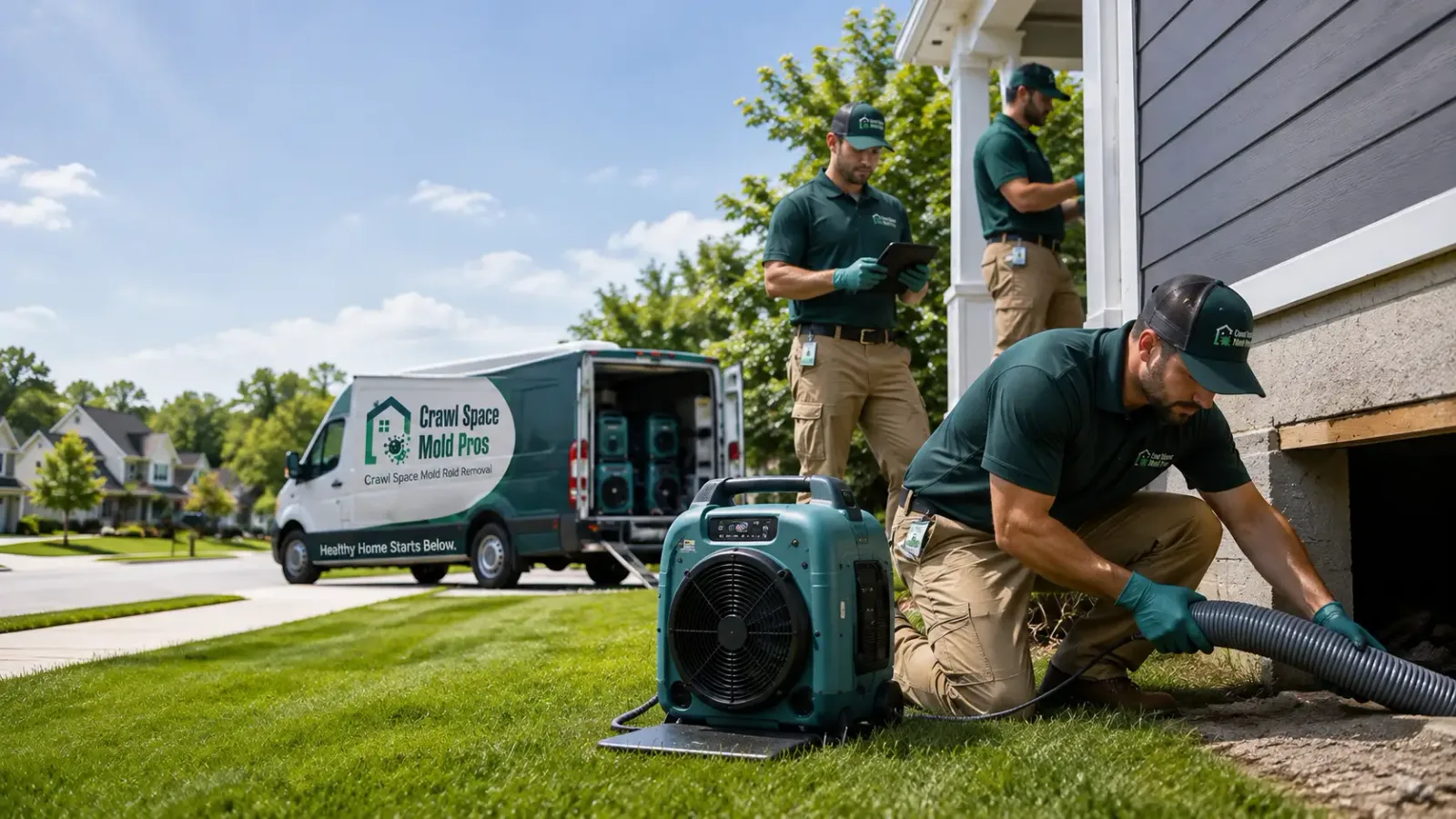 Crawl Space Mold Removal in Lee, FL